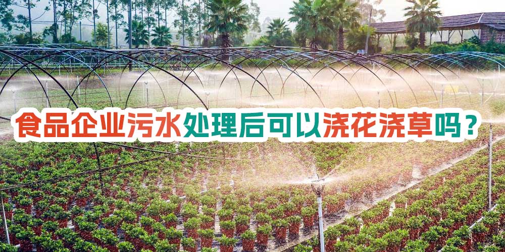 食品企業(yè)污水處理后可以澆花澆草嗎<div   id=